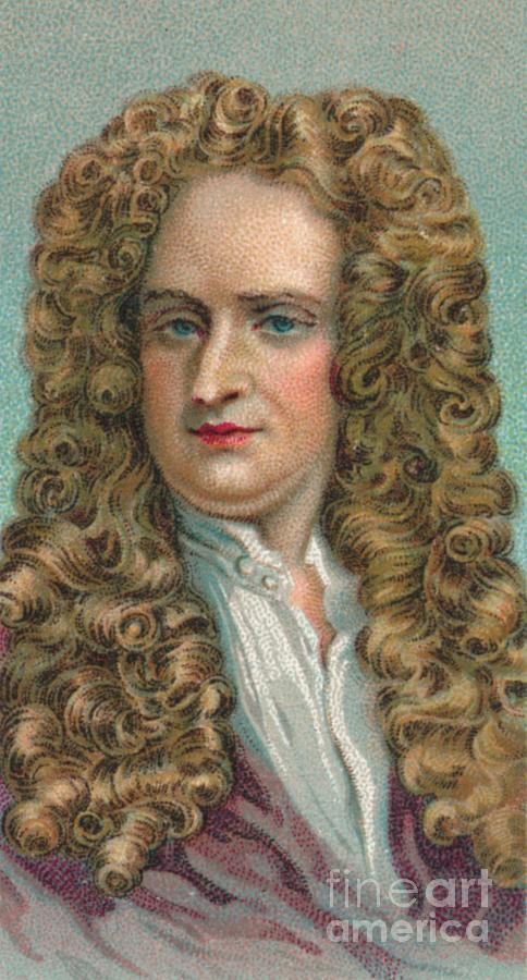 Sir Isaac Newton 1643-1727, English Drawing by Print Collector