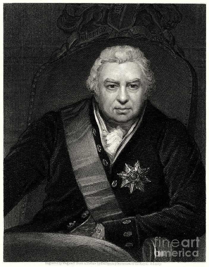 Sir J Banks, 19th Century. Artist Ce Drawing by Print Collector