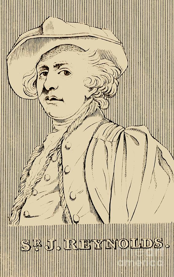 Sir J. Reynolds Drawing by Print Collector