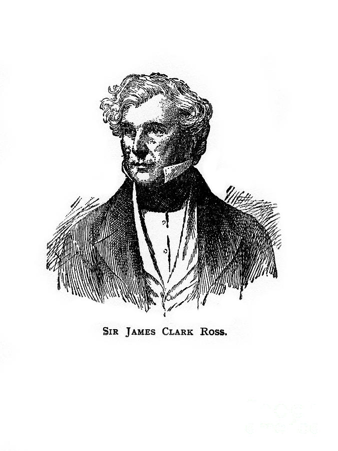 Sir James Clark Ross, 19th Century Drawing by Print Collector