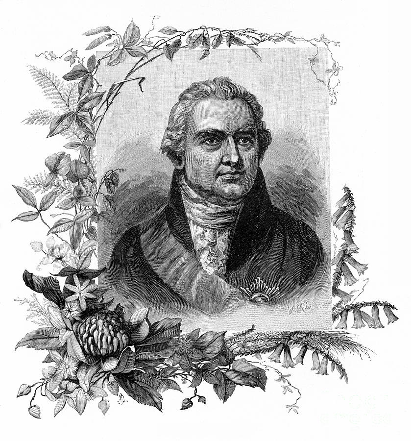 Sir Joseph Banks, English Naturalist Drawing by Print Collector