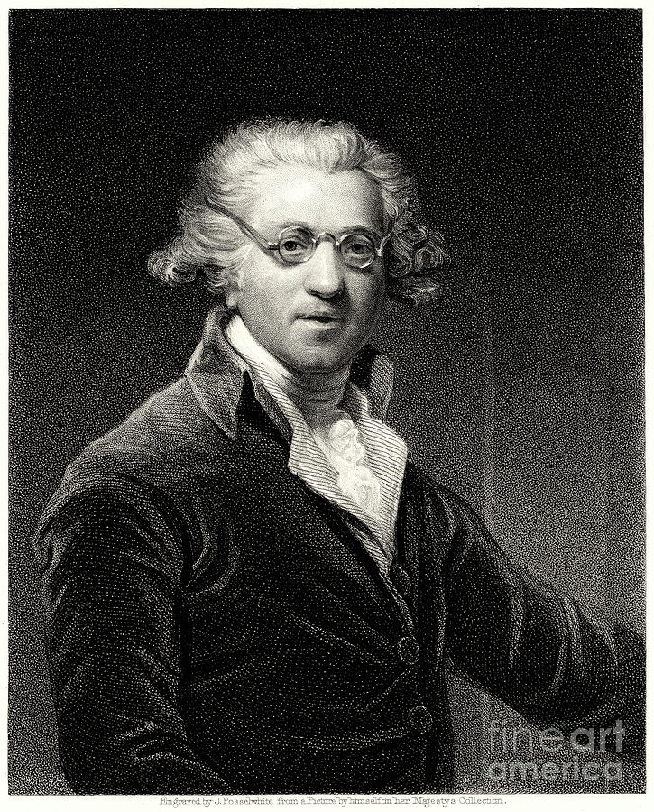 Sir Joshua Reynolds, 19th Century Drawing by Print Collector