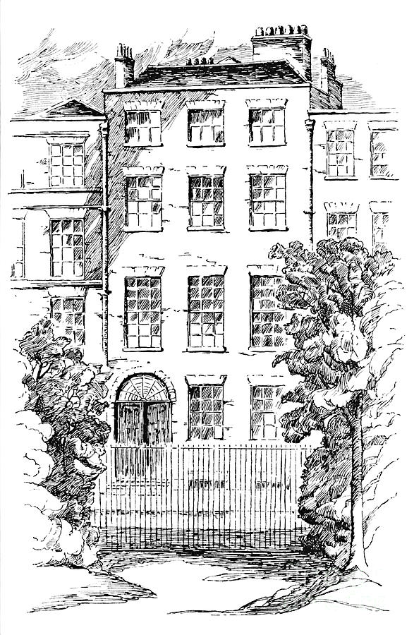 Sir Joshua Reynoldss House 1 Drawing by Print Collector