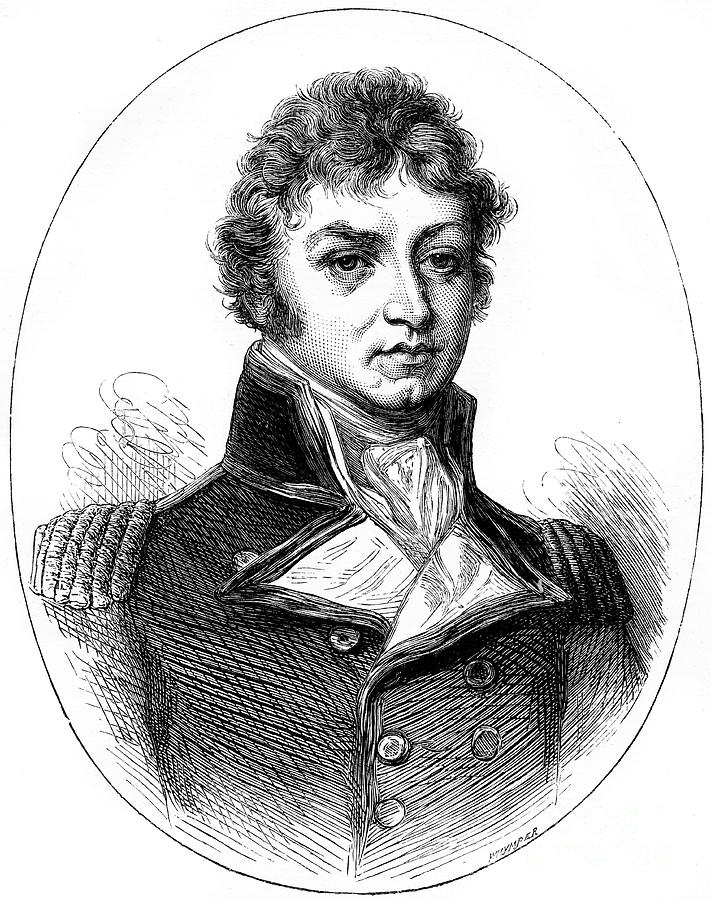 Sir Philip Broke, British Naval Drawing by Print Collector