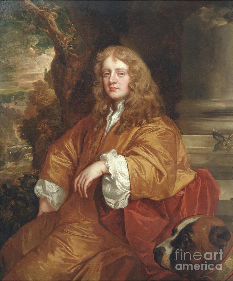 Sir Ralph Bankes, C.1660-65 Painting by Peter Lely