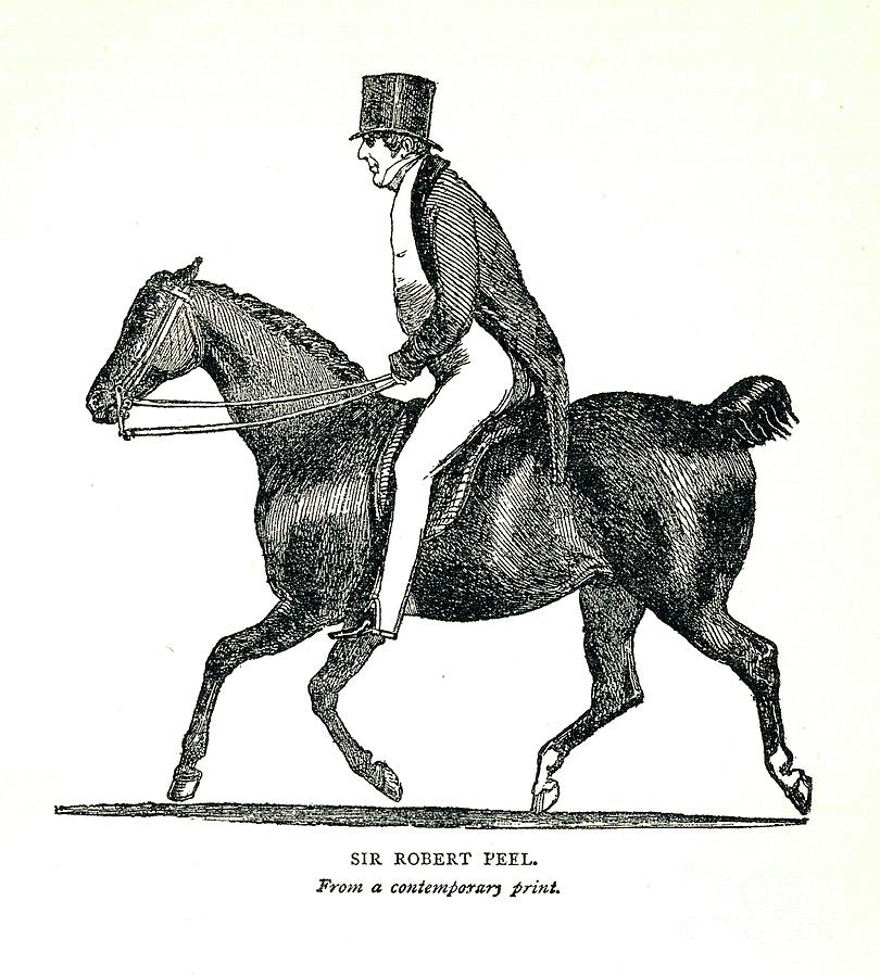 Sir Robert Peel, 1788-1850, British Drawing by Print Collector