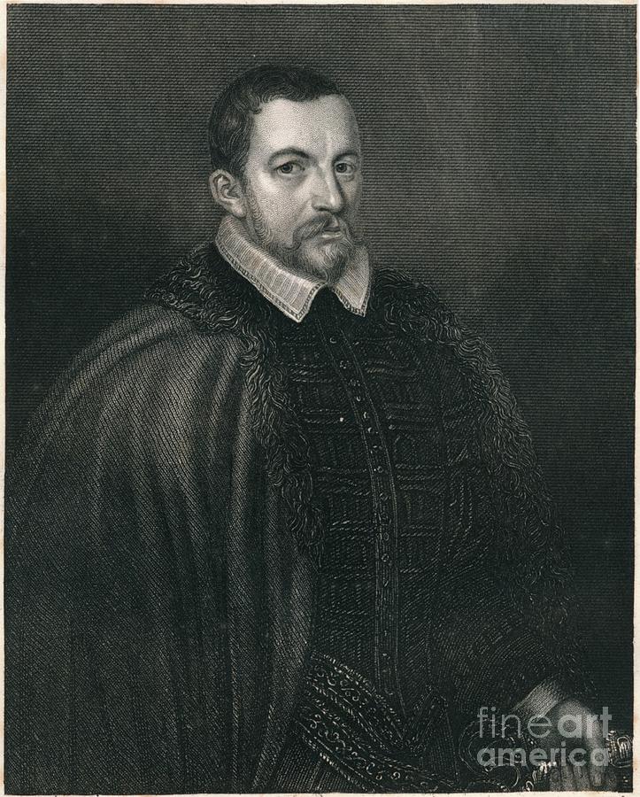 Sir Thomas Bodley Drawing by Print Collector