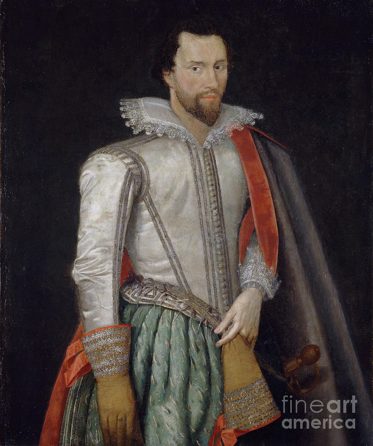 Sir Thomas Holte Painting by English School - Fine Art America