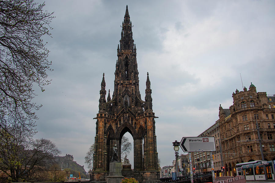 Sir Walter Scott Monument - Edinburgh Scotland Photograph by Bill Cannon