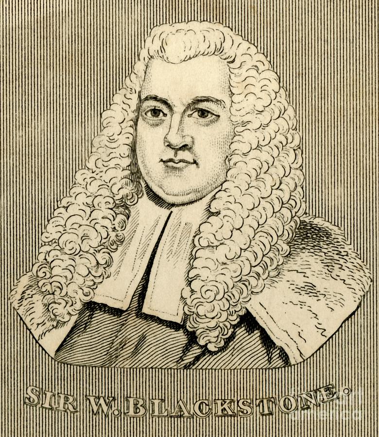 Sir William Blackstone Drawing by Print Collector
