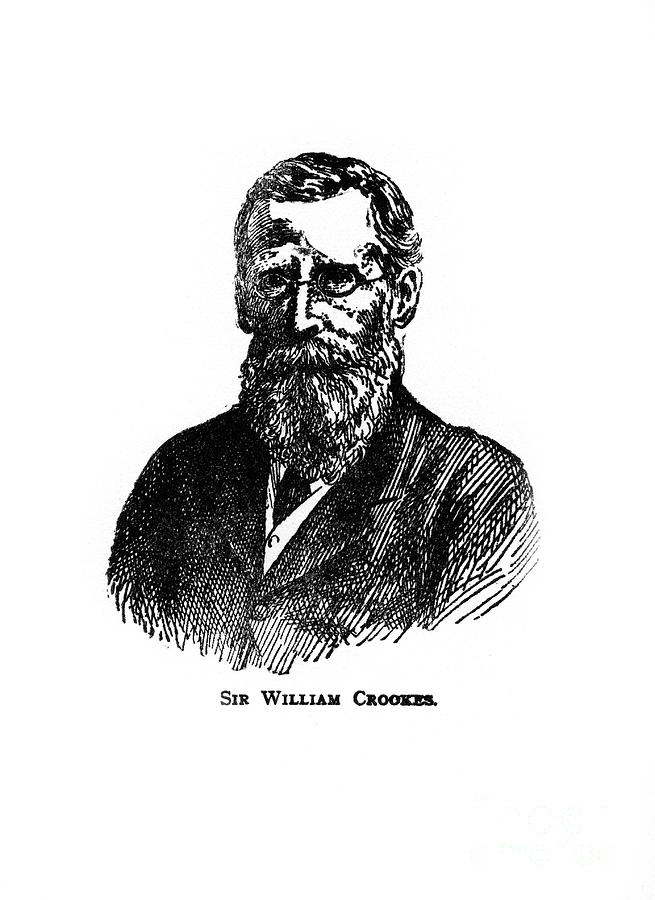 Sir William Crookes, English Chemist Drawing by Print Collector