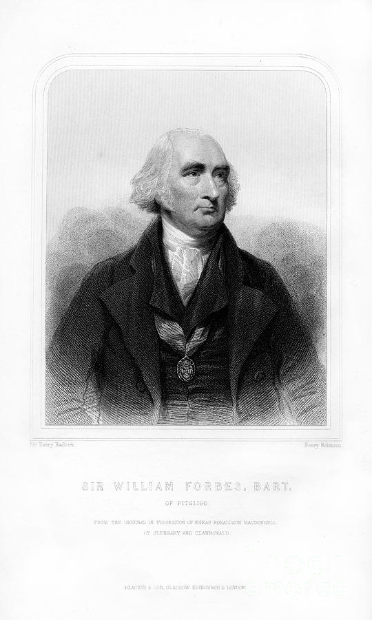 Sir William Forbes Of Pitsligo, 6th Drawing by Print Collector