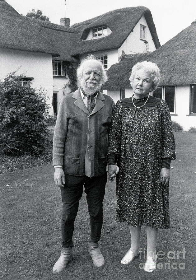 Sir William Golding And Wife Ann Photograph by Bettmann