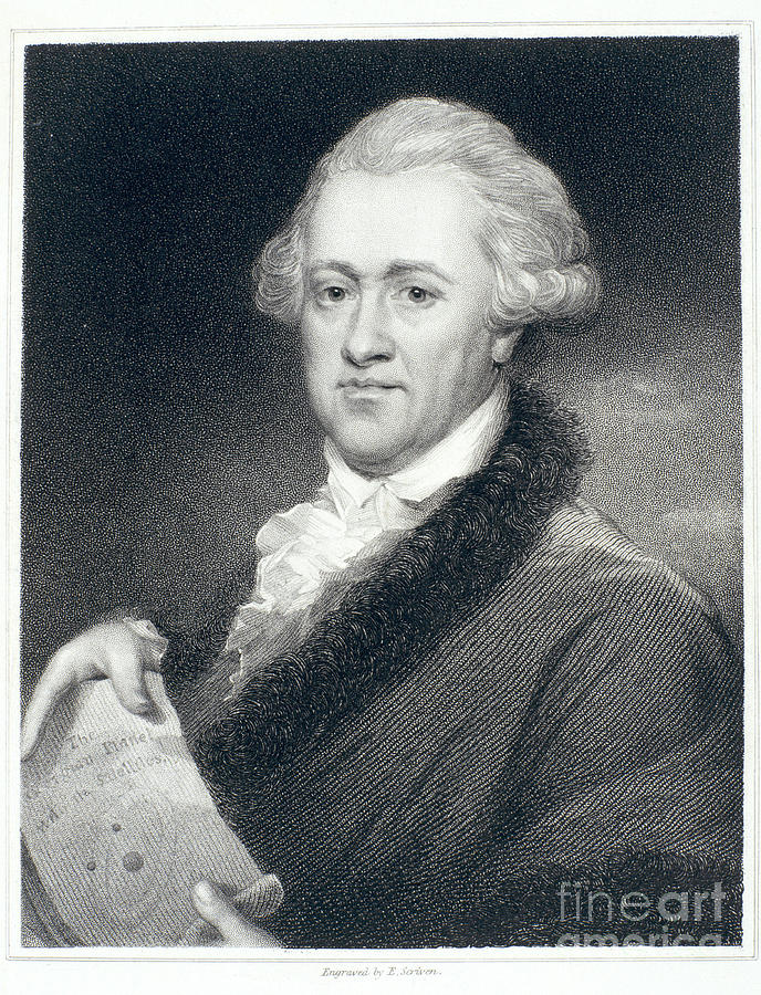 Sir William Herschel, Astronomer Drawing by Print Collector