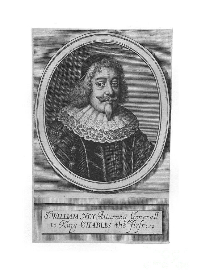 Sir William Noy Creator Unknown Drawing by Print Collector