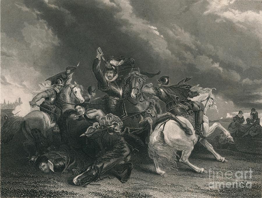Sir William Russell At The Battle Drawing by Print Collector