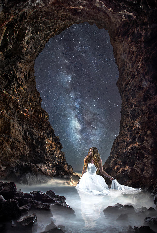 Siren of the Grotto Photograph by Wes and Dotty Weber