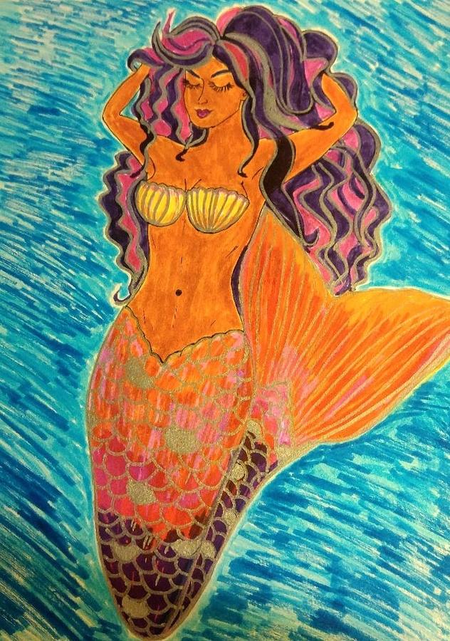 Sirena Triguena Drawing by Cristina Spurr - Fine Art America