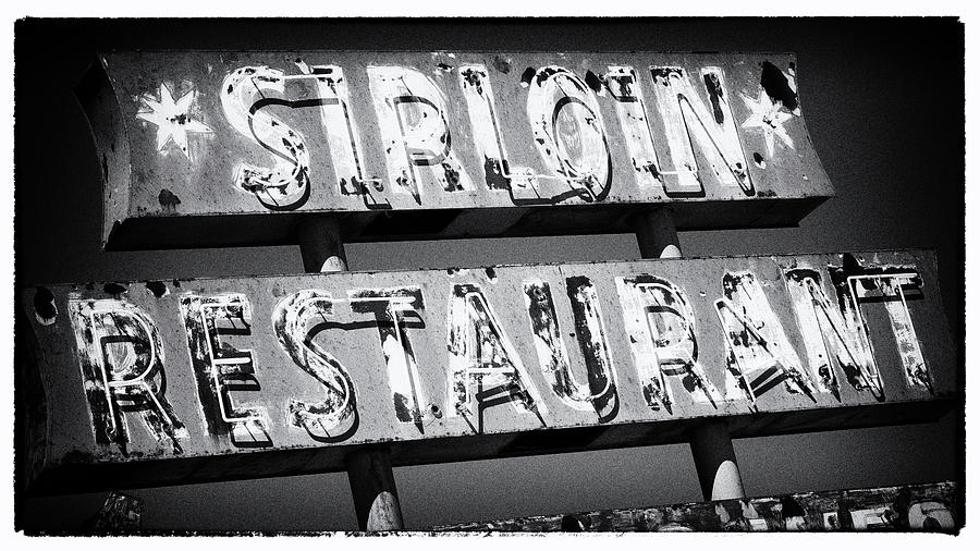 Sign Photograph - Sirloin by Stephen Stookey