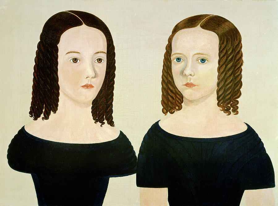 Sisters, C1840 Painting by Granger
