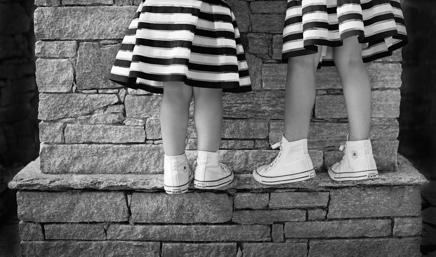 Shoes Photograph - Sisters by Giorgio Toniolo