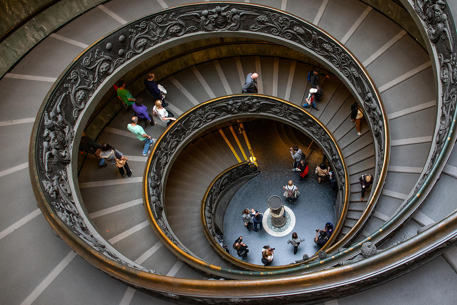 Architecture Photograph - Sistine Chapel Stairs by Ray Cooper