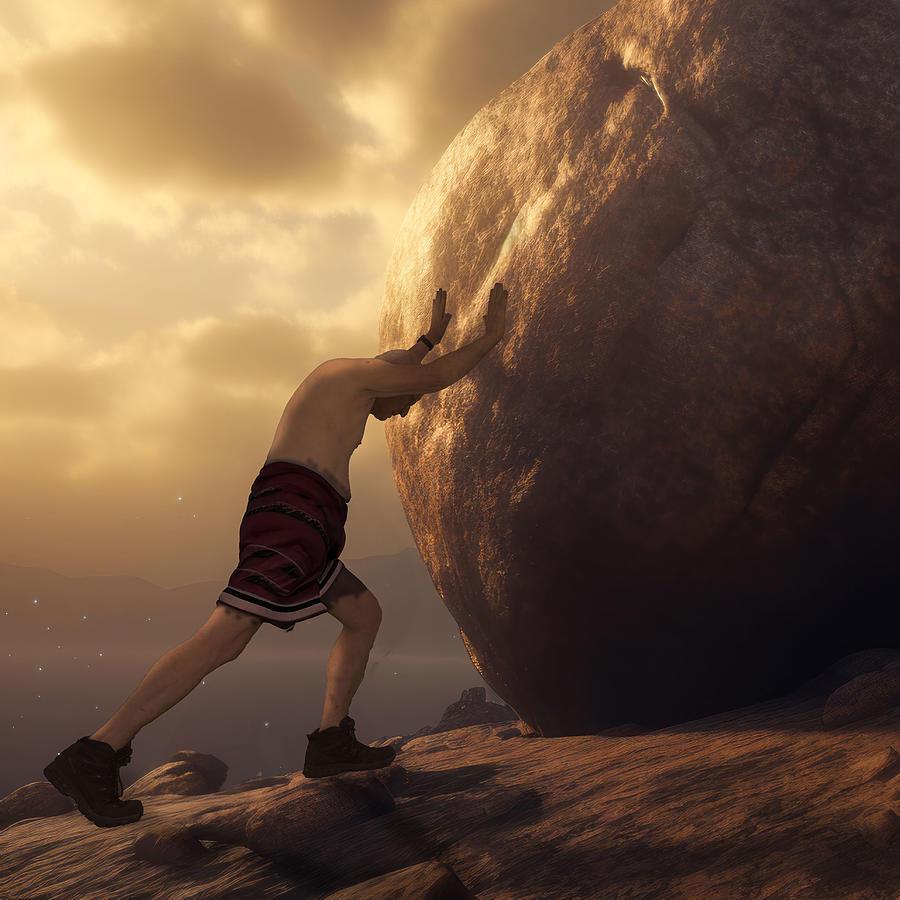 Sisyphus Photograph by Dov Fuchs
