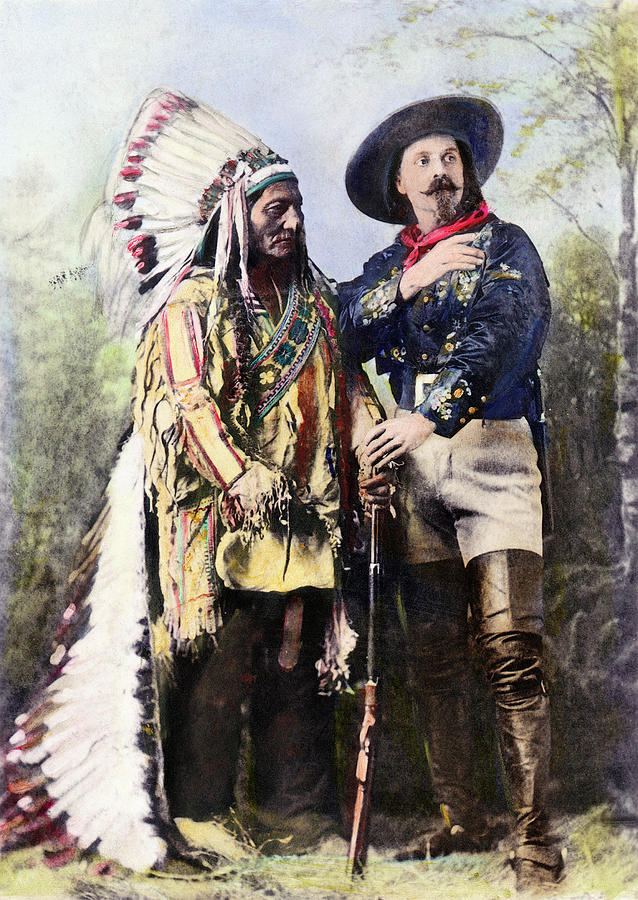 Buffalo bill sitting bull hi-res stock photography and images - Alamy