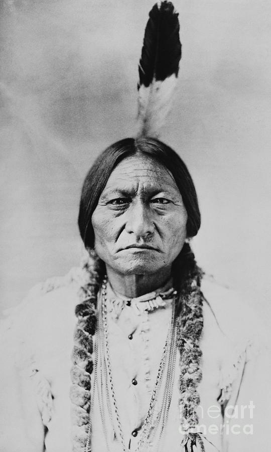 Feather Still Life Photograph - Sitting Bull by Bettmann