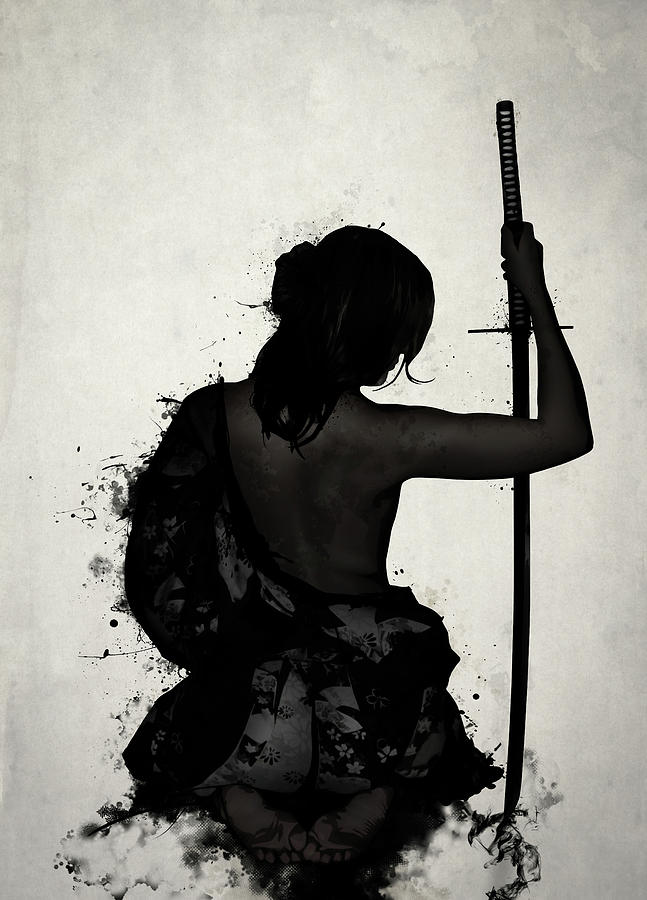 Female Digital Art - Female Samurai - Onna Bugeisha by Nicklas Gustafsson Female Digital Art - Female Samurai - Onna Bugeisha by Nicklas Gustafsson
