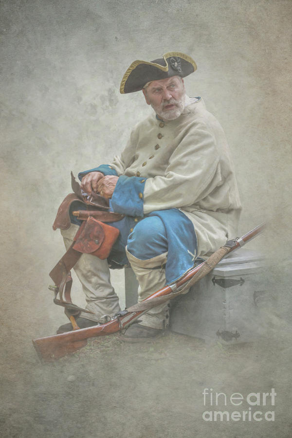 Sitting French Soldier Digital Art by Randy Steele