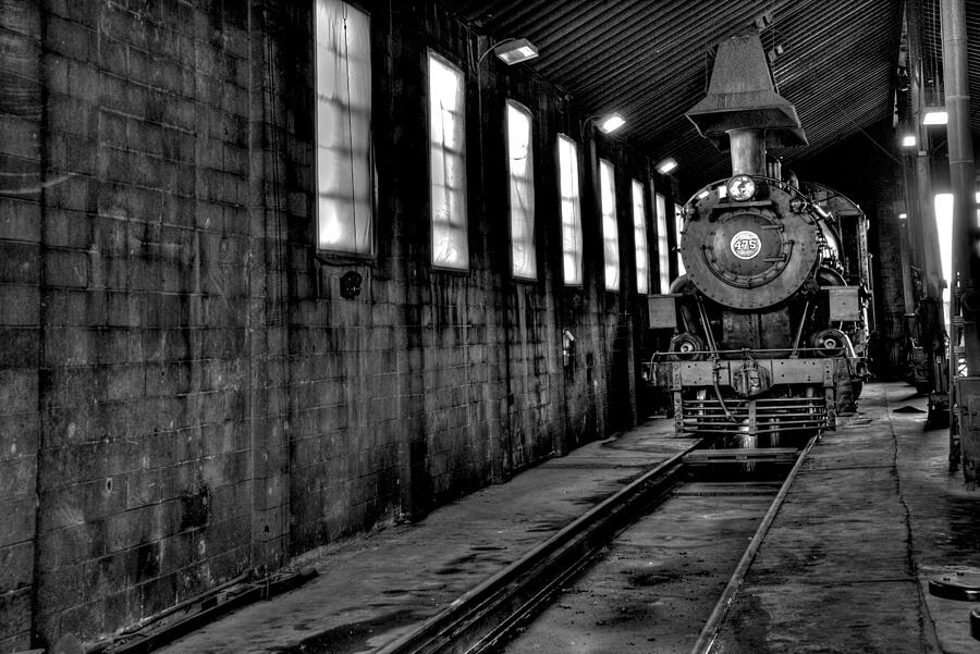 Sitting in the engine shed Photograph by Paul W Faust - Impressions of Light