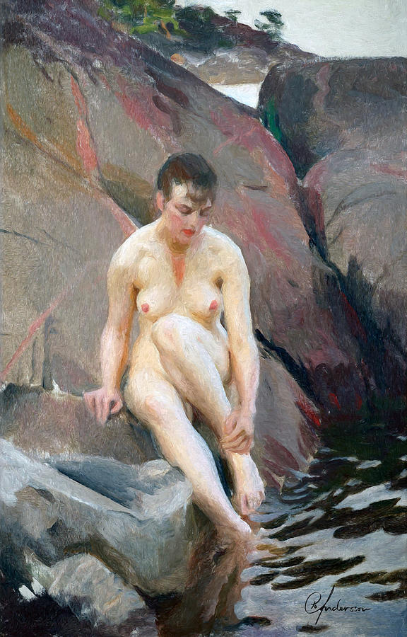 Sitting on a cliff by Per Andersson Sitting on a cliff by Per Andersson