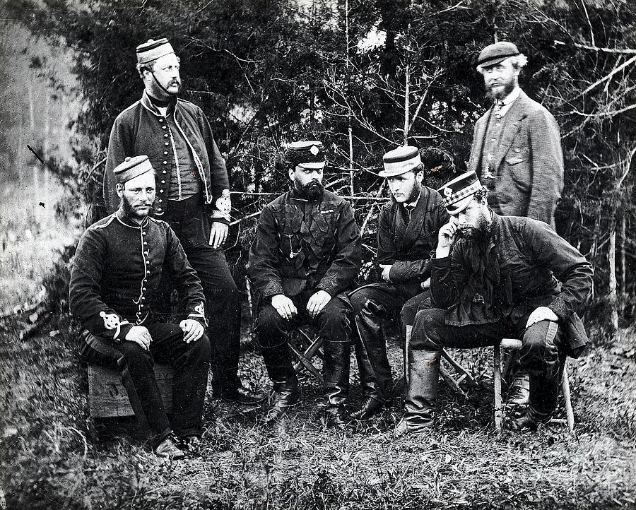 Six English Officers In Uniform Photograph by Bettmann