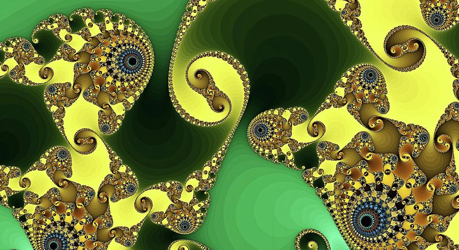 Six Golden Cogs fantasy Digital Art by Don Northup