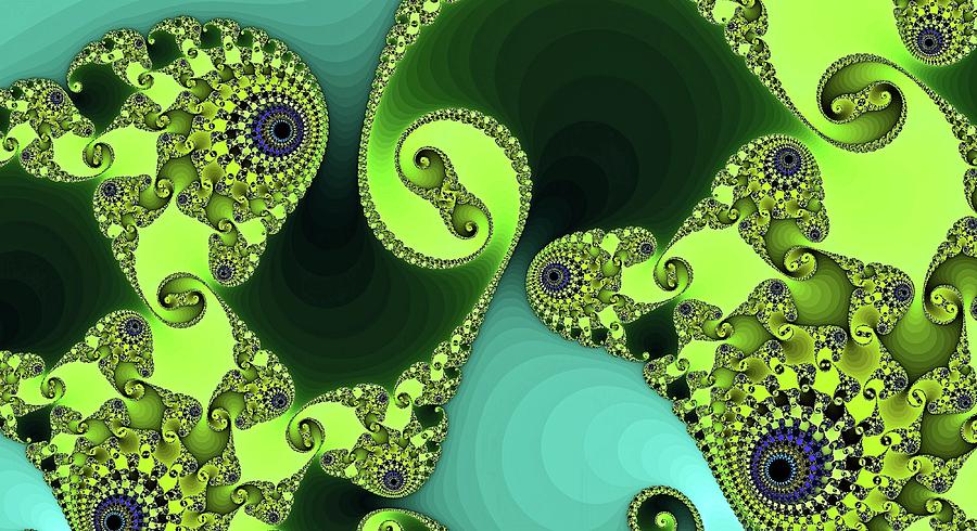 Six Green Cogs fantasy Digital Art by Don Northup