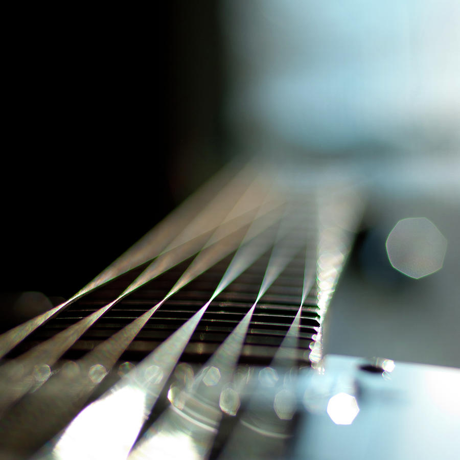 Six String Bokeh Photograph by Sam Luther