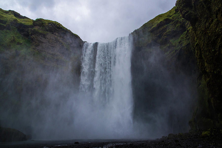 Skagafoss Waterfall, Iceland Photograph by Bob Cuthbert - Fine Art America