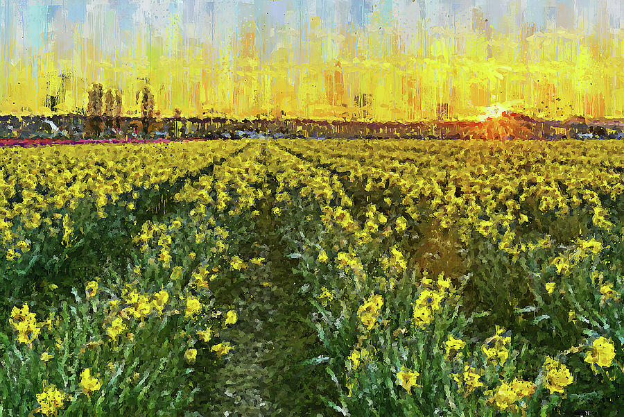 Skagit Valley - 12 Painting by AM FineArtPrints