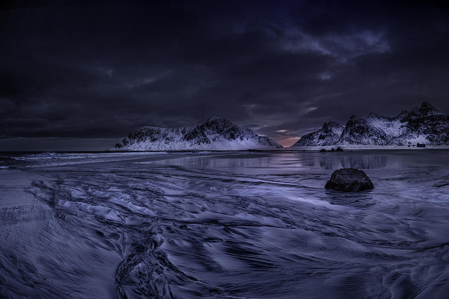 Skagsanden Beach Lofoten Photograph by Ronny Olsson