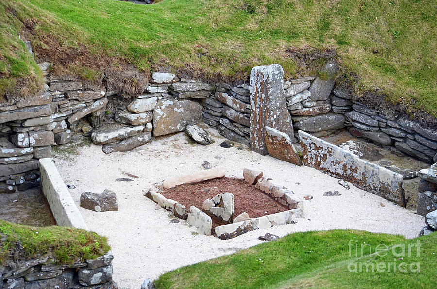 Skara Brae Orkney Island Scotland Digital Art