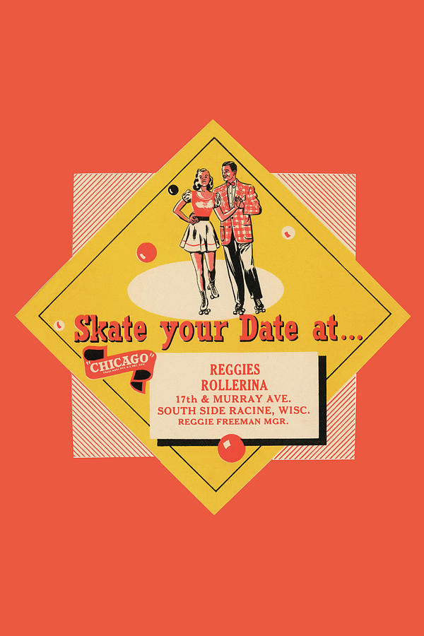 Skate Your Date at Painting by Unknown