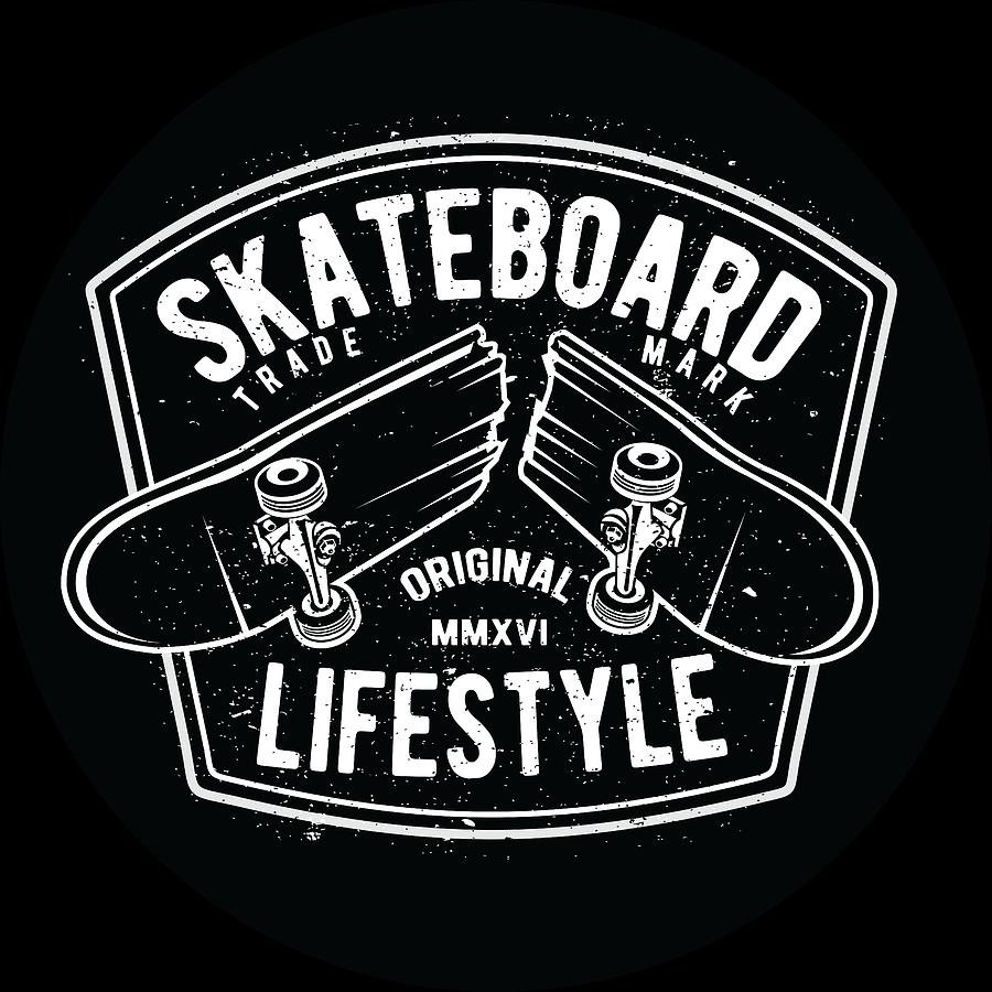 Skateboard Lifestyle Digital Art by Long Shot