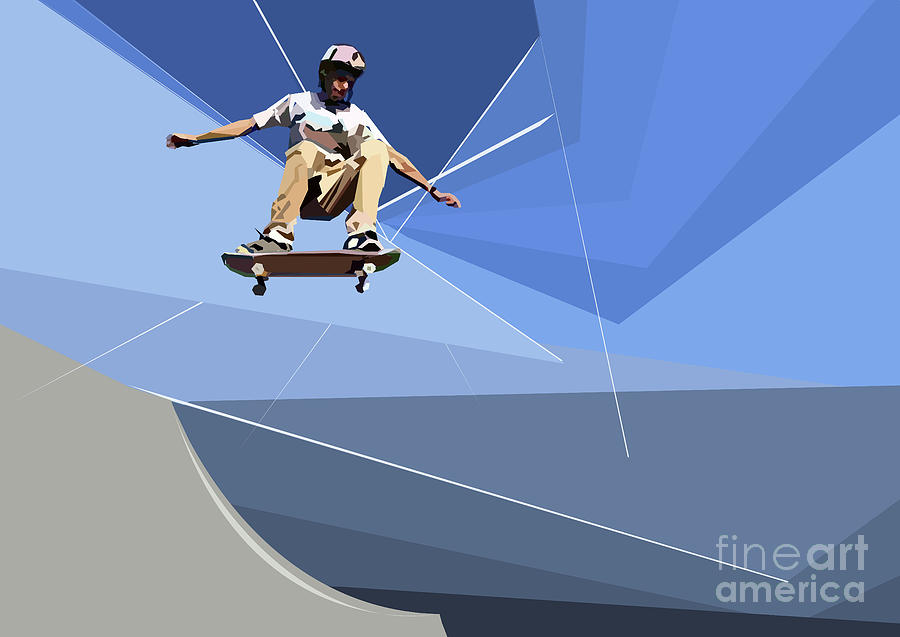 Skateboarder by Wendy Thompson Skateboarder by Wendy Thompson