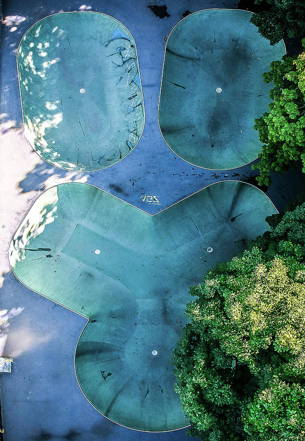 Sports Photograph - Skatepark - Aerial Photography by Nicklas Gustafsson
