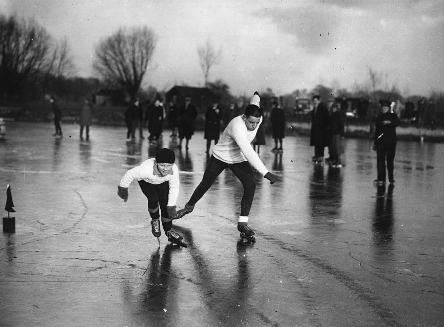 Skating Champs Photograph by J. A. Hampton