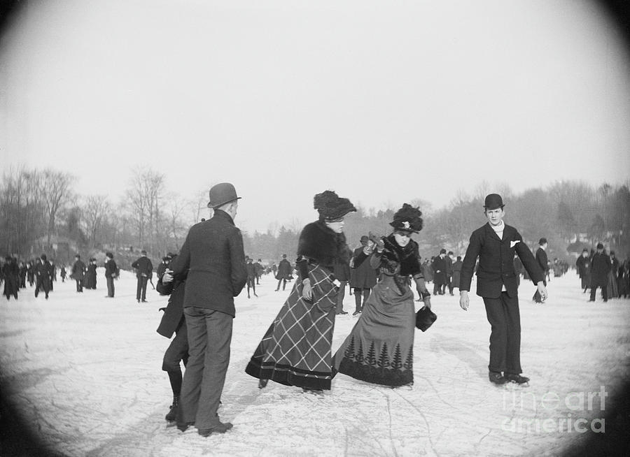 Skating In Central Park Photograph by Bettmann