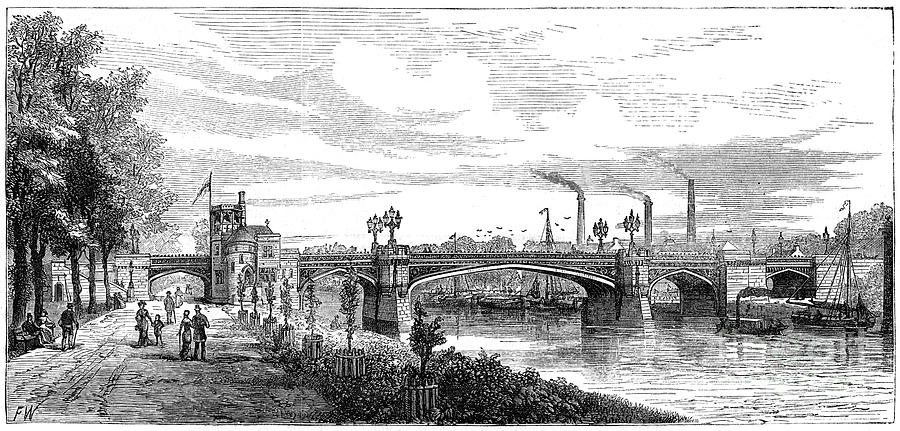 Skeldergate Bridge, York. North Drawing by Print Collector