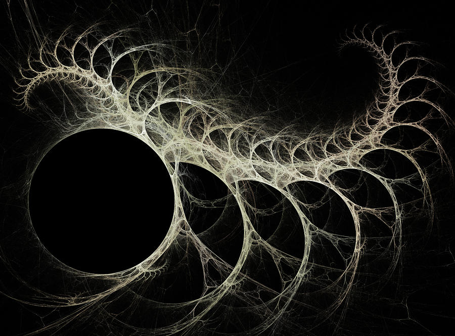 Skeleton Digital Art - Skeleton Sculpture Fractal by Betsy Knapp Skeleton Digital Art - Skeleton Sculpture Fractal by Betsy Knapp