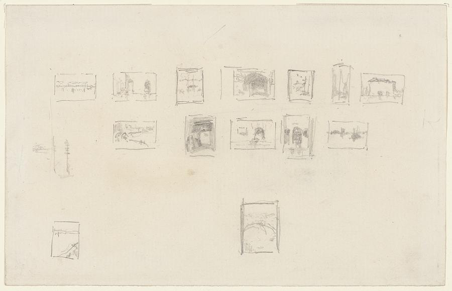 Sketch For The Selection And Arrangement Of Whistlers by James Mcneill ...